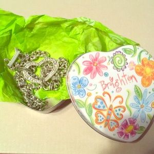 Brighton heart necklace NWOT